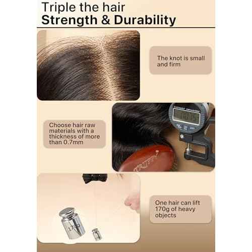 Triippy Raw Hair 2x6 HD Lace Closure Body Wave More Less Shedding than Regular Virgin Hair, 0.10mm Ultra-Thin 2x6 Swiss Real HD Lace with 100% Raw Cambodian Human Hair 20 Inches