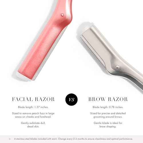 Tweezerman Exclusive Tea Rose Facial Razor