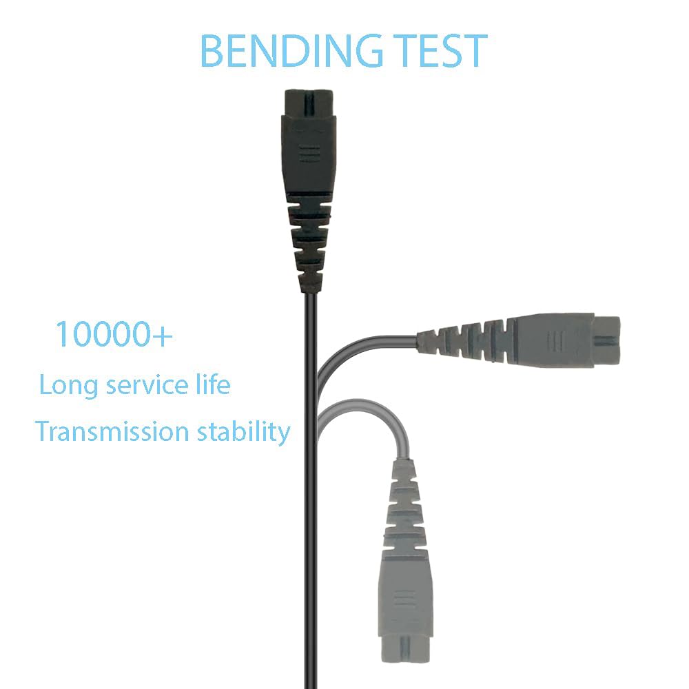 LIANSUM 5V USB Charger Cord Compatible with Hatteker Cordless Hair Trimmer RFC-588 RFC-598 RFC-692 RFC-690 RSCX-7568 RFC-696 RSCX-9598 RFC-692 RFC-696B Electric Hair Clippers Charging Power Cable 5FT