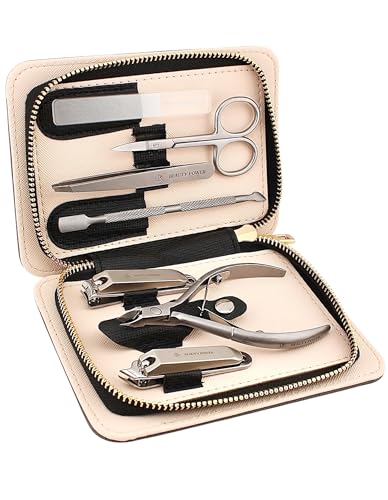 7-in-1 Manicure Pedicure Set - Ultra Sharp Stainless Steel Tools