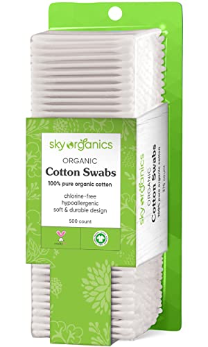 Sky Organics Organic Cotton Swabs 500 Count