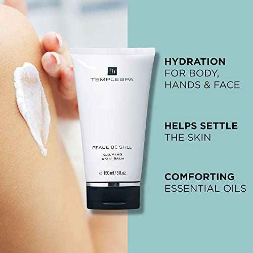 TEMPLESPA | Peace BE Still | Calming Daily Skin Lotion, All Skin Types. Soothing, Moisturizing and Softening Body Moisturiser. Natural Ingredients, Cruelty-Free, Vegan 5 fl.oz.