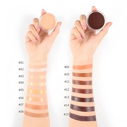 MAEPEOR Cream Concealer 15 Colors - Full Coverage, Waterproof
