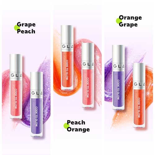 Glam Code pH-Activated Lip Gloss Set – Color-Changing