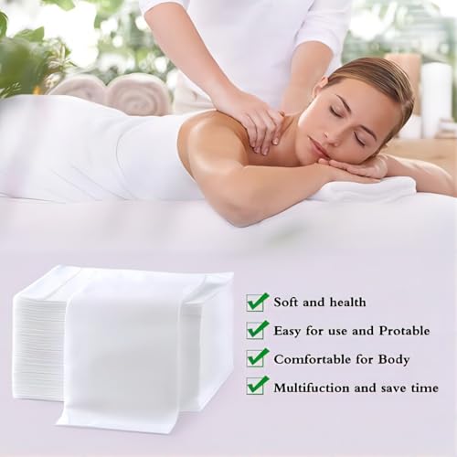 100Pcs Disposable Massage Table Sheets 31.5" x 71" Non-Woven