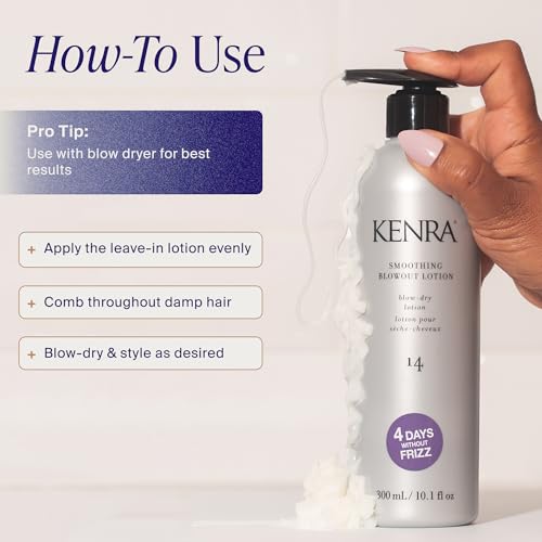 Kenra Smoothing Blowout Lotion 14 | Thermal Protection