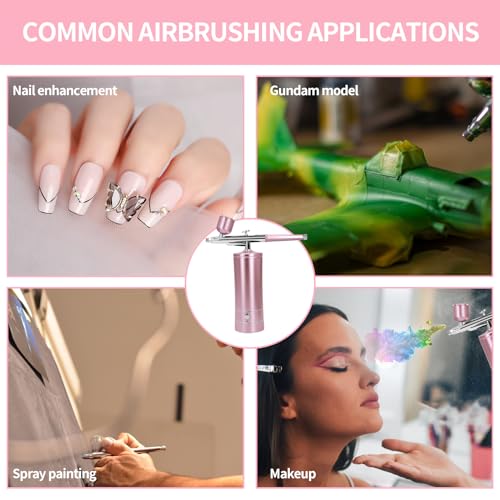 Wireless Airbrush Kit with Air Compressor – Nail Art, Makeup & Painting