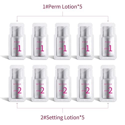 Fast Perm Lash Lift Kit – Eyelash Curling Lotion (2×5 Packs)