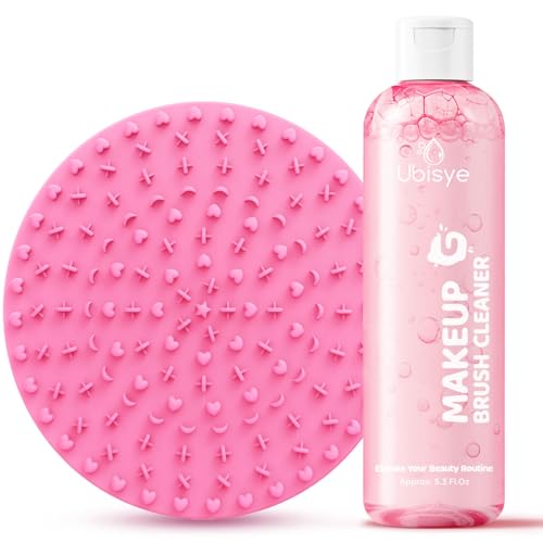 Makeup Brush Cleaner Set - Shampoo & Mat, Deep Clean