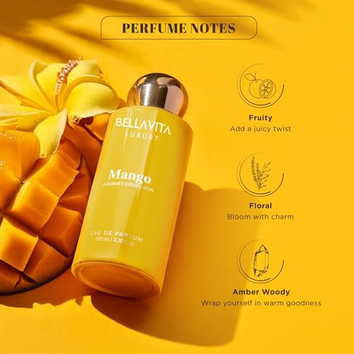 Bellavita Luxury Mango Eau de Parfum | 100 ml (3.4 fl.oz.) Perfume
