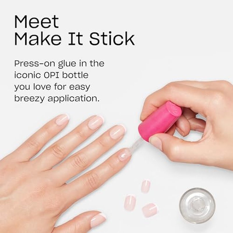 OPI Make It Stick Nail Adhesive Glue - 0.5 Fl Oz (15 mL)