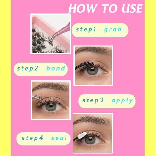 280 PCS DIY Lash Extensions Kit - 30D/40D, 9-16mm + Glue & Tweezers