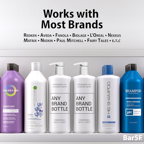 BAR5F Shampoo Pump for 1L Salon Bottles | 28/410 Finish