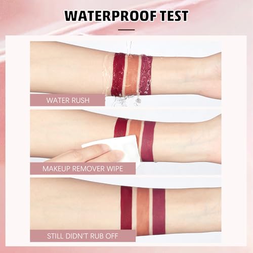 Matte Lip Gloss 12 Shades - Creamy, Long-Lasting Lipstick