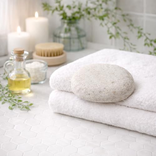 Natural Pumice Stone - Ergonomic Callus Remover for Feet & Elbows