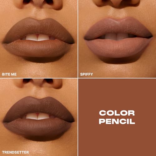 Morphe Color Pencil Bundle - Cream Lip Liner Pencil with a Zero-Tugging Formula - Effortlessly Lines, Defines & Shapes Lips - Spiffy (2 Count)