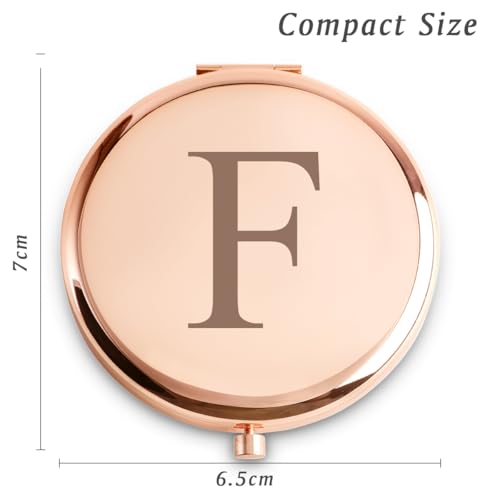 Personalized Compact Mirror for Women - Custom Engraved Gift