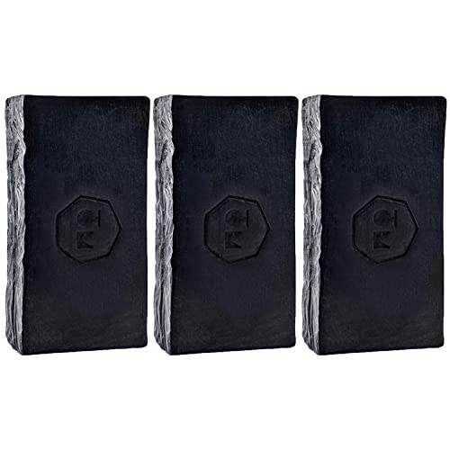 Modern ?M Shungite Detox Bar Soap with Palo Santo | Vegan, Non-GMO Soap for All Skin Types Face and Body | Made In U.S.A (3 Pack)