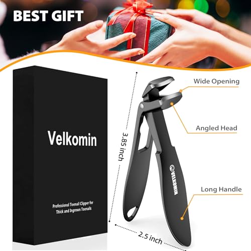 Toenail Clippers for Seniors with Catcher & Long Handle