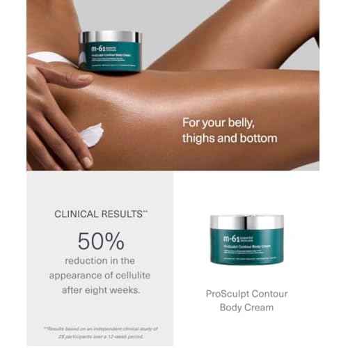 m-61 ProSculpt Contour Body Cream | Firming Body Lotion Clinically Shown To Tighten, Tone, and Sculpt. Creamy, Fragrance Free - 5 Oz.