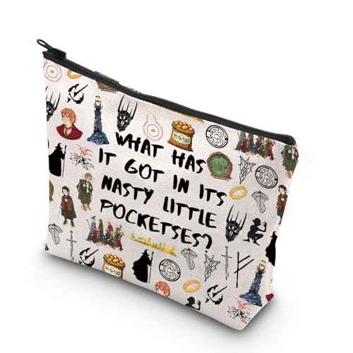 JNIAP Fantasy Movie Makeup Bag Fantasy Movie Gifts What Has It Got In Its Nasty Little Pockets Gifts Fantasy Movie Cosmetic Bag(WHAT HAS mb
