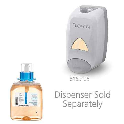 PROVON Foaming Antimicrobial Handwash with Moisturizers, Light Fruit Fragrance, 1250 mL Hand Soap Refill for PROVON FMX-12 Push-Style Dispenser (Pack of 4) - 5186-04