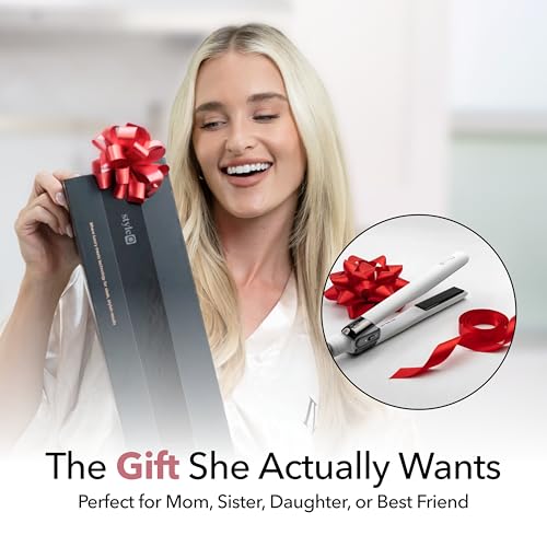 StyleQ Red Light Flat Iron Hair Straightener | Titanium Plates