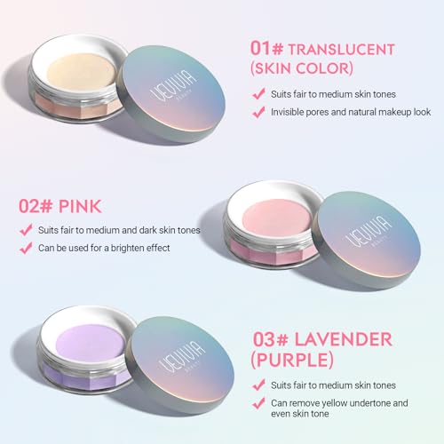 Vevivia Creaseless Setting Powder - Translucent Loose Powder
