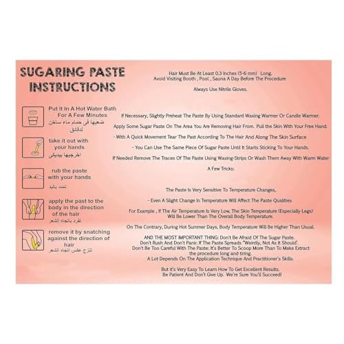3 Pack Harir Sweet Packets Hair Removal Wax Waxing Sugar Sugaring Paste Natural Easy to Prepare All Body Bikini Brazilian Underarms Face (Each Pack 90gm / 3.17oz - Total : 3 Pack = 9.52oz / 270gm)