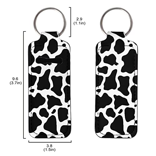 Suobstales Chapstick Holder Keychain Clip-on Sleeve Chap Stick Pouch Lip Balm Holsteror Lipstick Tracker Safeguard