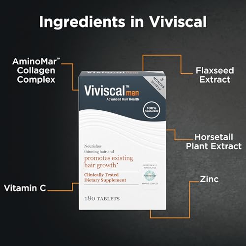 Viviscal Men's Hair Growth Supplements 180 Tablets