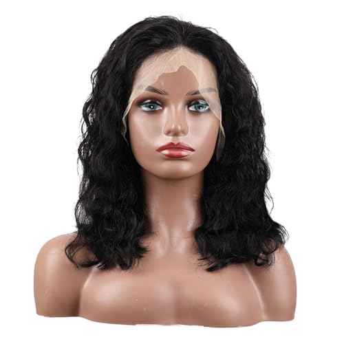 LICHANG Wear And Go Body Wave Bob Wig Human Hair 13x4 HD Lace Front Wigs Glueless Pre Plucked with Baby Hair 180% Density Short Bob Wigs for Black Women (14 Inch, Natural Color)