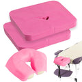 Disposable Face Cradle Covers for Massage Tables & Chairs - Pink, 200 pcs