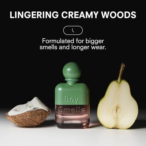 Boy Smells Coco Hinoki Eau de Parfum 0.34oz Unisex Long Lasting Fragrance