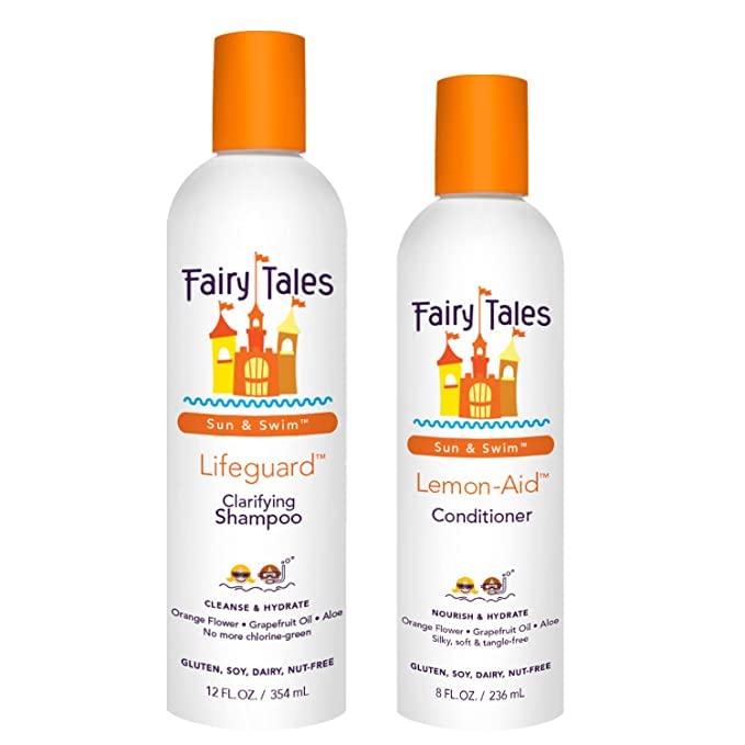 Fairy Tales Sun & Swim Shampoo & Conditioner Set for Kids