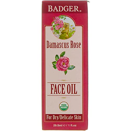 Damascus Rose Face Oil for Dry & Delicate Skin - 2 Pack, 1 fl oz