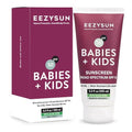 SPF 50 Mineral Sunscreen for Kids & Babies - Non-Greasy, Water Resistant, Gentle for Sensitive Skin Baby Sunscreen with Aloe Vera - Cruelty-Free - Sun Protection for Face & Body - 3.3 fl oz