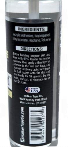 Walker Tape Ultra Hold Hair System Adhesive 1.4oz Brush-On