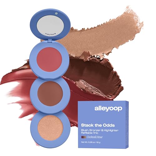 Alleyoop Stack The Odds Cream Makeup Palette - Blush, Bronzer & Highlighter