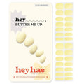 Heyhae Semi Cured Gel Nail Strips - Yellow, No LED Needed