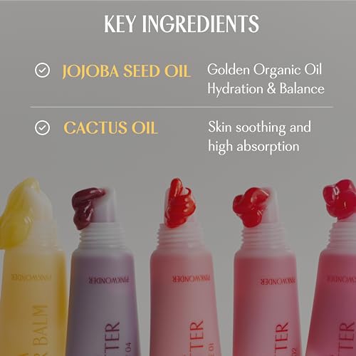 PinkWonder Jojoba Antioxidant Anti-Aging Lip Butter - Bright Coral 02