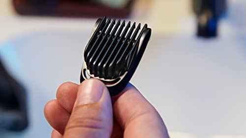 Philips Norelco Multigroom 5000 Series, All-in-One Trimmer and Hair Clipper, 18-Piece Men's Grooming Kit for Beard, Face, Hair, Body and Intimate Areas, No Blade Oil Needed, Model MG5910/49