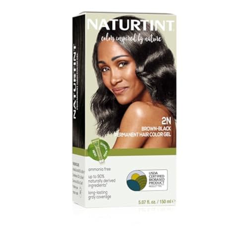 Naturtint 2N Brown Black Permanent Hair Color - Ammonia Free & Vegan