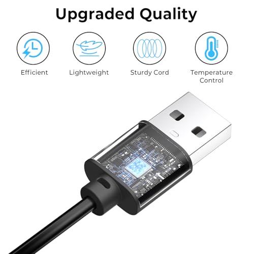 5V Charger for Philips Norelco OneBlade QP2724 QP2834 MG5910 MG7910 MG9510 MG9520 PQ888 PQ889, Wet & Dry Shaver Series 2000 5000 7000 3000 Phillips Norelco Shaver 3900 2400 Charging Cord