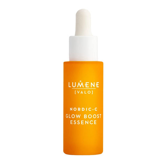 Lumene [Valo] Nordic-C Glow Boost Essence - Hydrating and Brightening Serum with Vitamin C, Hyaluronic Acid + Arctic Cloudberry for Visibly Radiant Skin - Vegan + Suitable for All Skin Types (30 ml)