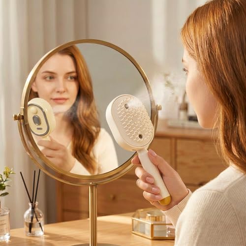 Electric Spray Air Cushion Detangling Brush with Misting Tank