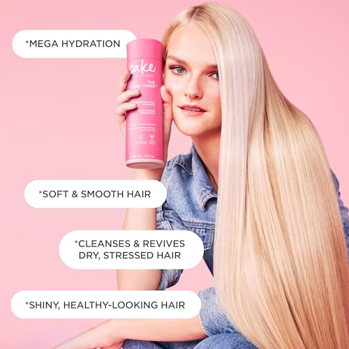 Cake Beauty Moisturizing Shampoo, The Care Taker ? Hydrates and Replenishes Dry Hair ? With Coconut Water, Hyaluronic Acid & Shea Butter - For All Hair Types - 10 Fl Oz / 295 ml