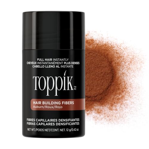 Toppik Hair Building Fibers for Thinning Hair – Instant Thickening, 9 Shades