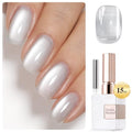 Double Rhythm Jelly Cat Eye Gel Nail Polish with Magnet - 15ml Sheer Glitter