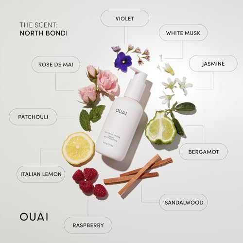 OUAI Anti-Frizz Hair Styling Bundle with Crème & Air Dry Foam - 2 Piece Set